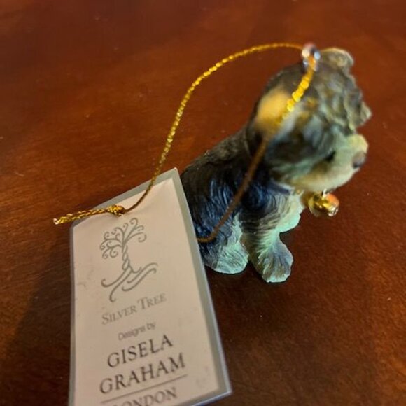Yorkshire Terrier Christmas Ornament By Gisela Graham dog lover - Picture 3 of 6